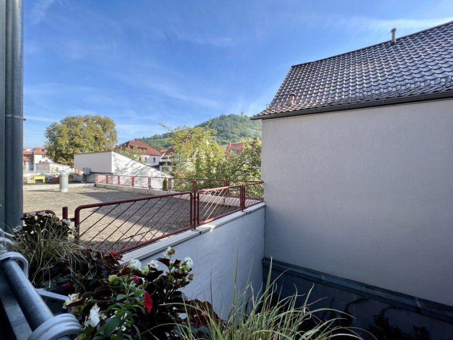 Ausblick zur Starkenburg Etagenwohnung Heppenheim