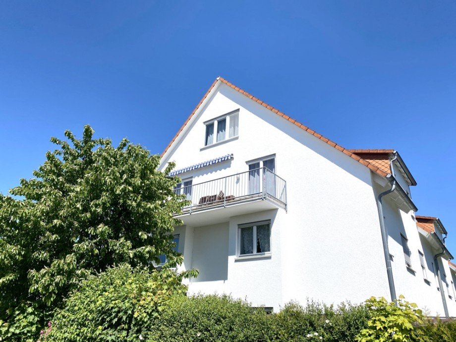 Hausansicht Maisonettewohnung Laudenbach