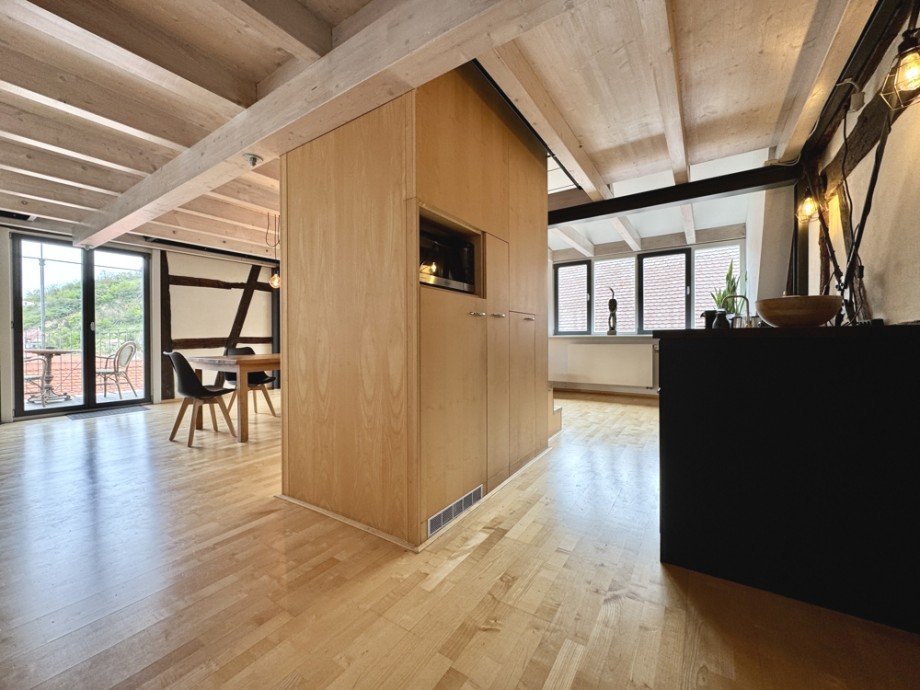 K�chenbereich Maisonettewohnung Heppenheim