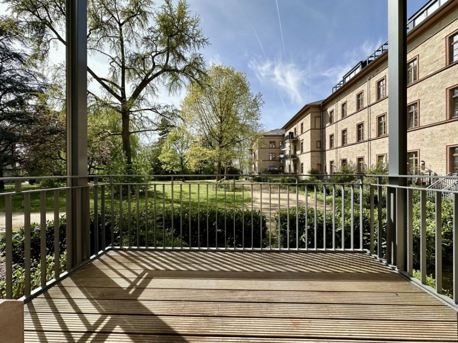 Balkon II Erdgeschosswohnung Heppenheim (Bergstra�e)