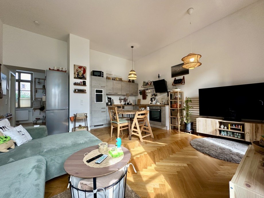 Wohn-/Essbereich I Etagenwohnung Heppenheim