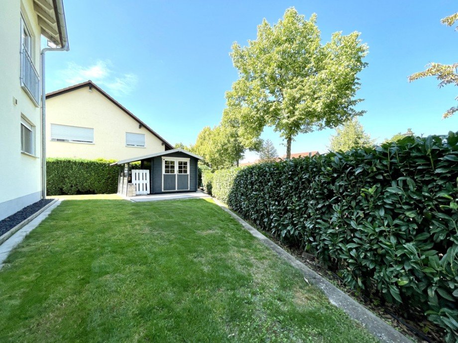Gartenbereich hinter dem Haus Einfamilienhaus Heppenheim (Bergstra�e)