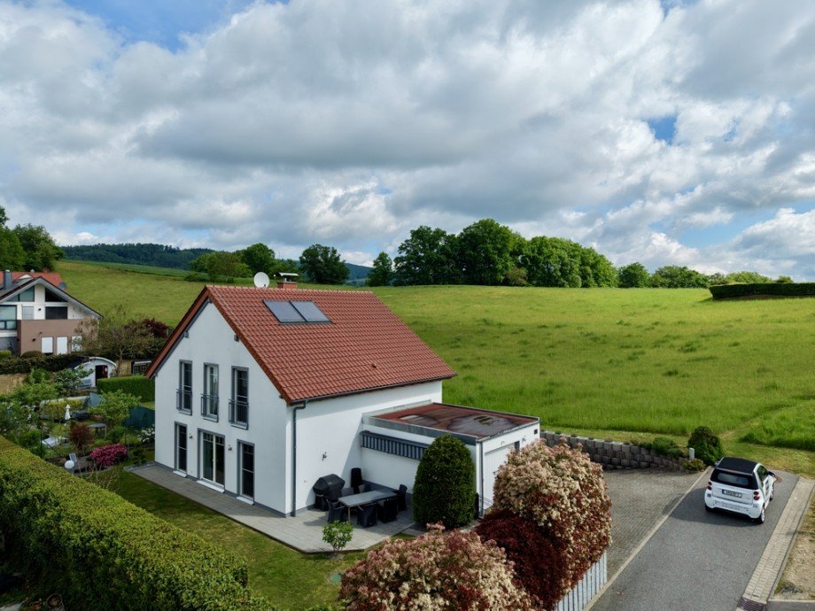 Drohne 3 Einfamilienhaus Heppenheim (Bergstra�e)