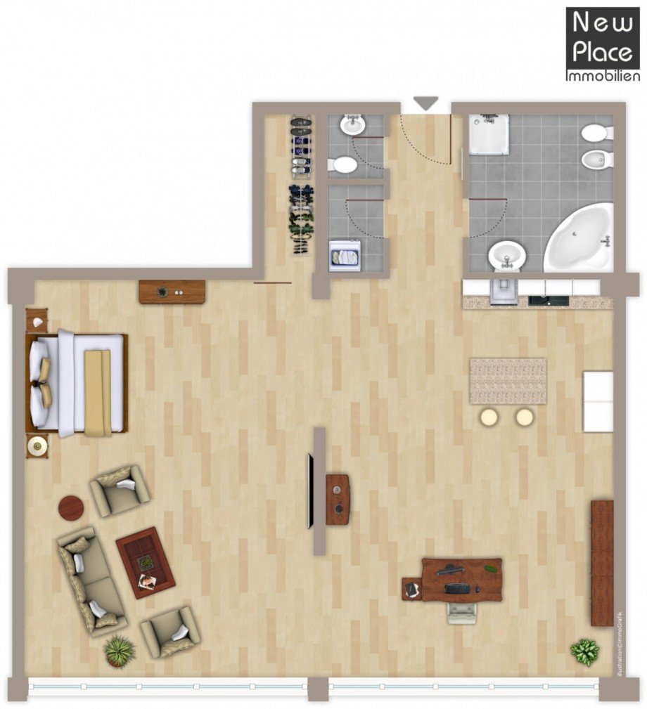 Grundriss Etagenwohnung Heppenheim