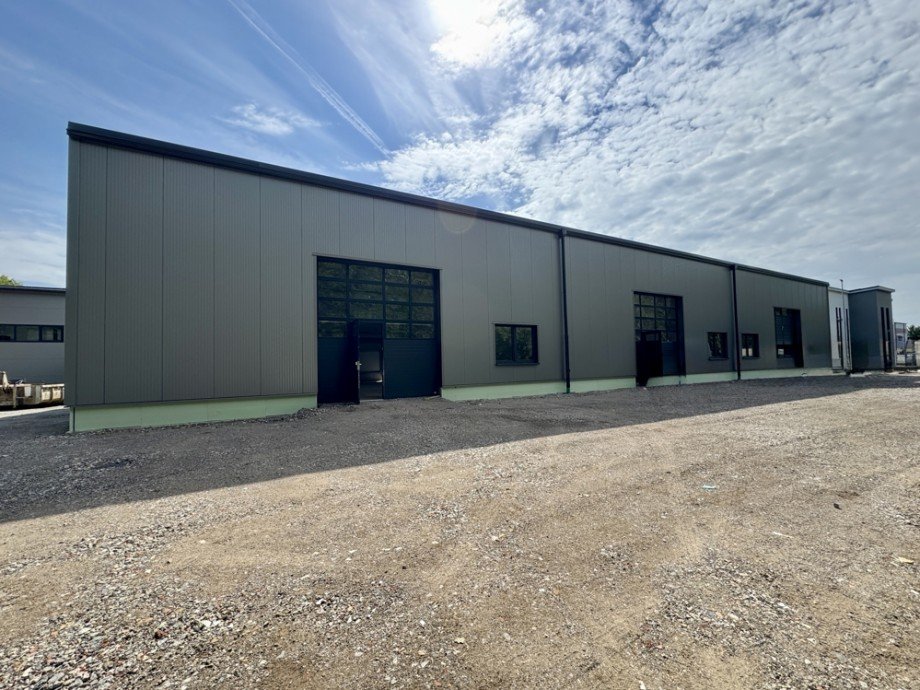 Au�enansansicht gesamt II Halle Laudenbach
