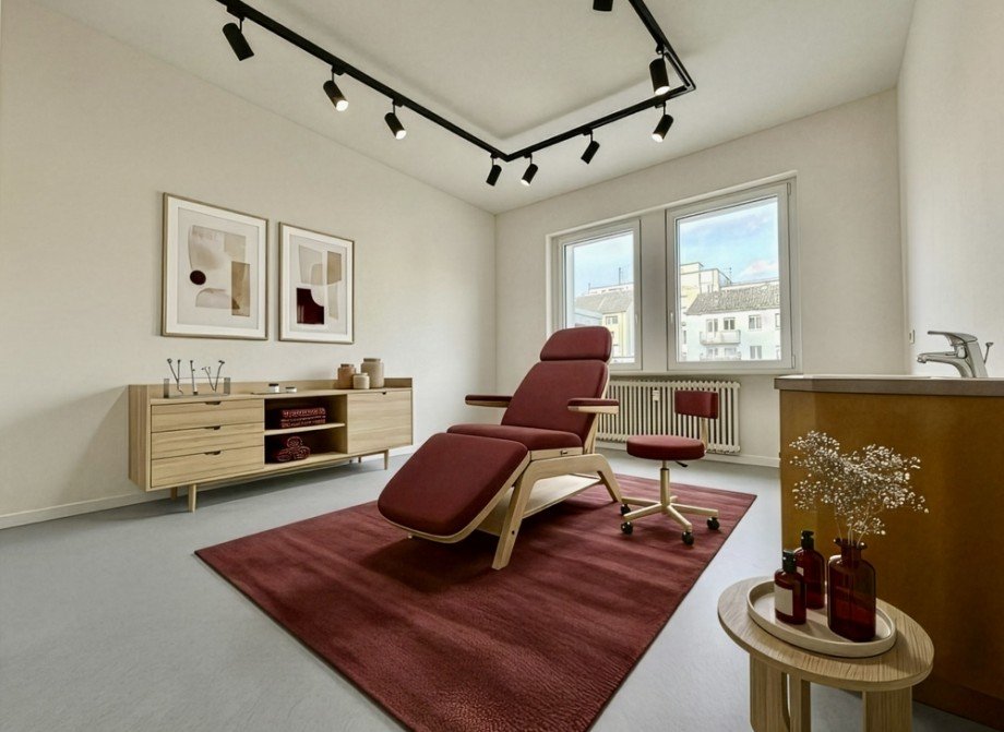 Visualisierung Behandlungszimmer B�ro / Praxis Mannheim