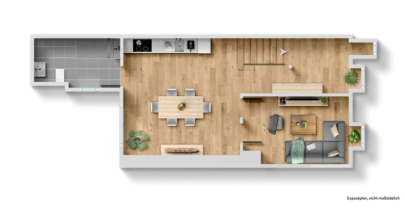 Grundriss 1.OG Einfamilienhaus Heppenheim