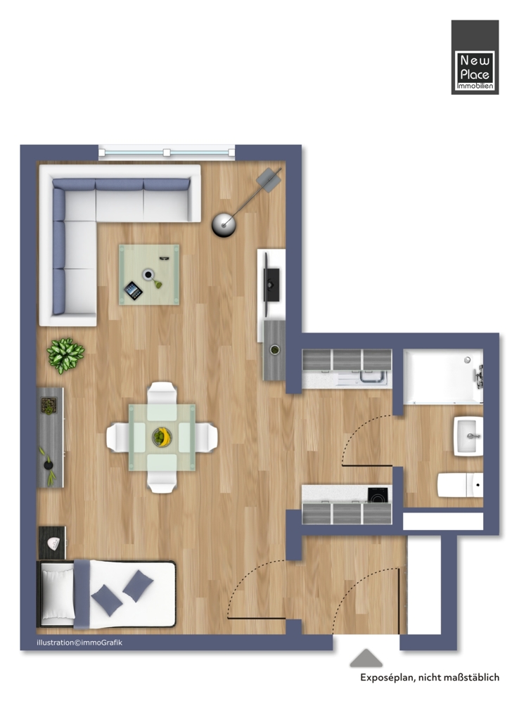 Grundriss Etagenwohnung Heppenheim (Bergstra�e)