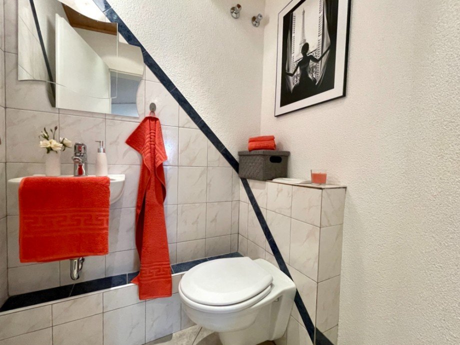 G�ste-WC Dachgeschosswohnung Heppenheim