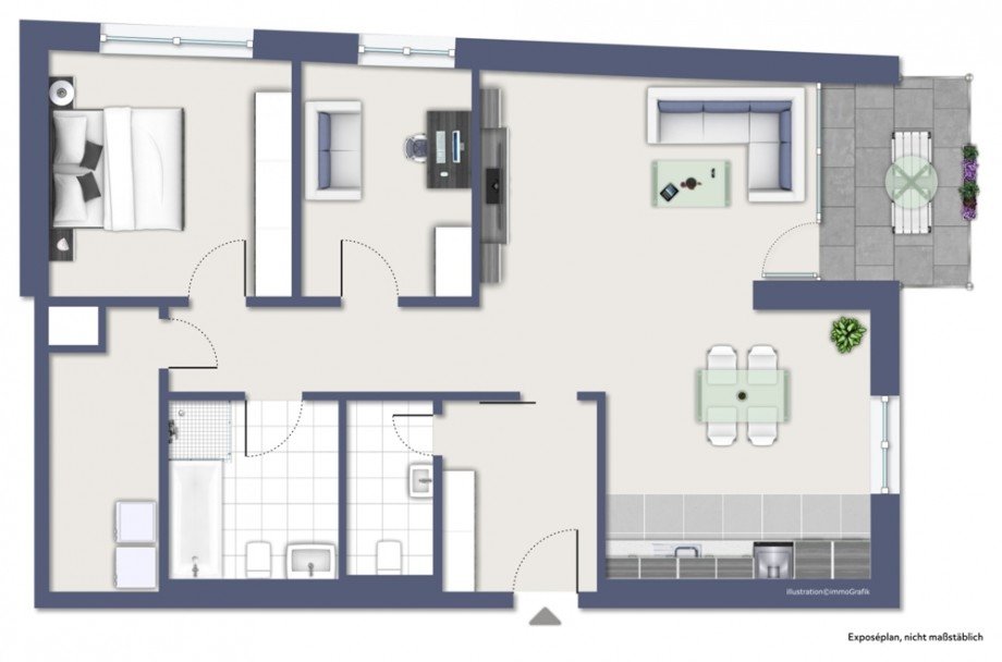 Grundriss Etagenwohnung Heppenheim
