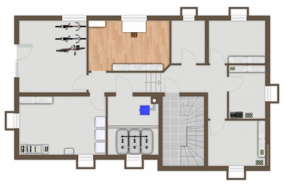 Grundriss Untergeschoss Mehrfamilienhaus Heppenheim (Bergstra�e) / Sonderbach