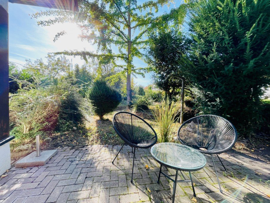 Terrasse/Gartenblick Doppelhaush�lfte Gaiberg