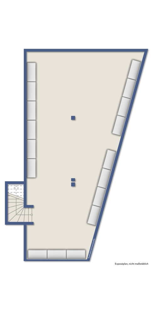 Grundriss Keller Ladenlokal Heppenheim
