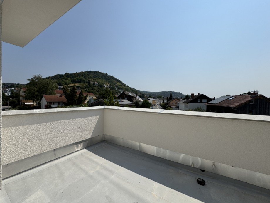 Ausblick Terrasse Penthousewohnung Heppenheim