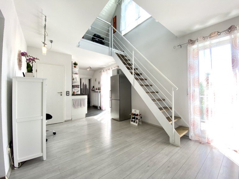Wohn-/Essbereich I Laudenbach Maisonettewohnung +++ Sch�ner Wohnen in Laudenbach / Helle Maisonette Wohnung zum Kauf +++