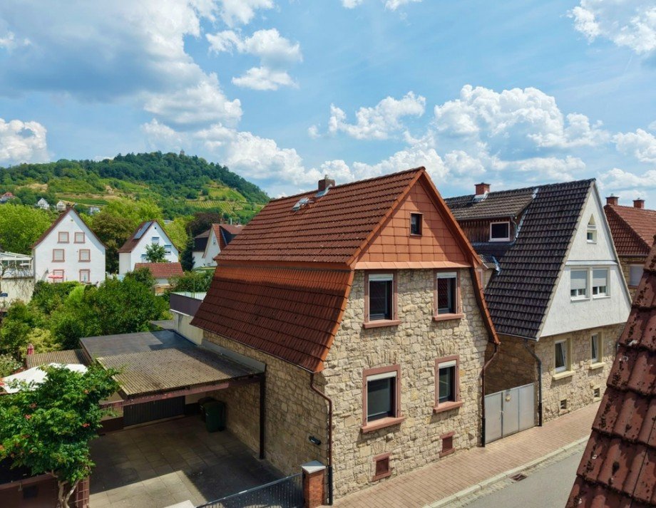 Drohnenaufnahme Vorderseite I Einfamilienhaus Heppenheim (Bergstra�e)