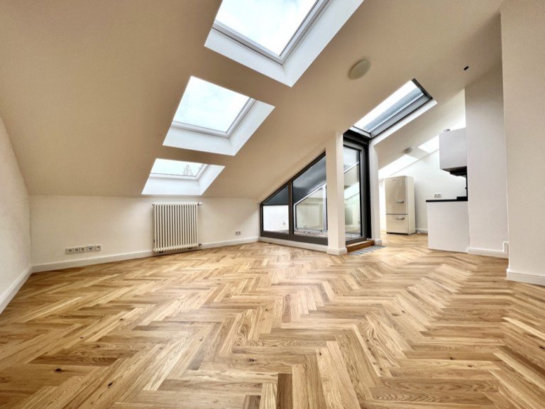 Wohn-/Essbereich IV Heppenheim Dachgeschosswohnung +++ Schicke Dachgeschoss-Wohnung im Denkmalobjekt +++