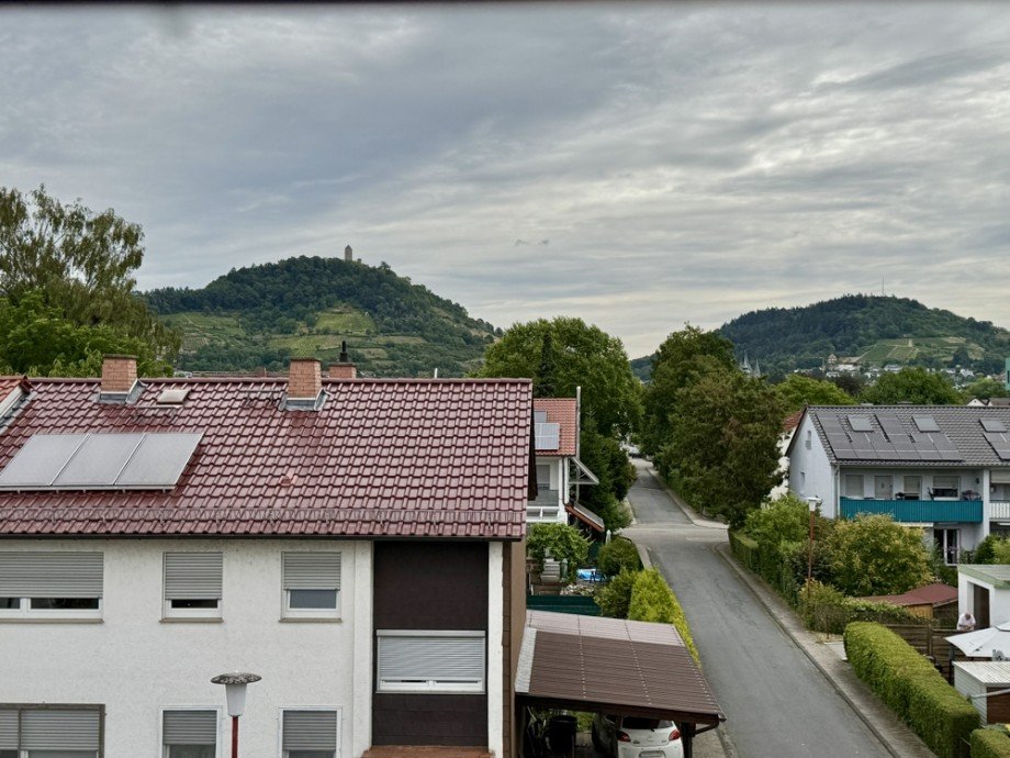Ausblick Dachgeschosswohnung Heppenheim