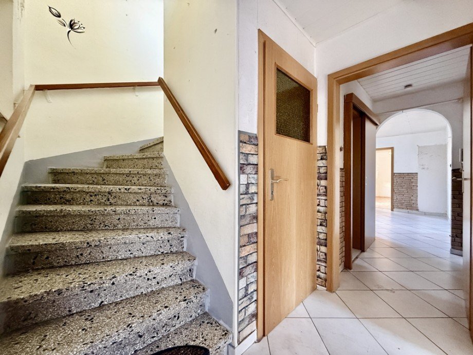 Eingangsbereich Zweifamilienhaus Laudenbach