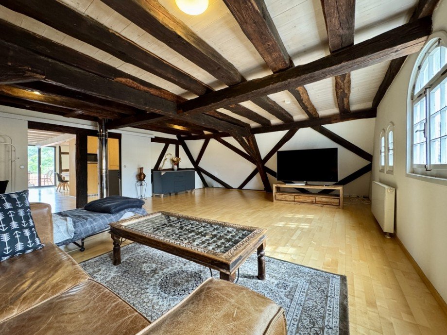 Wohnzimmer III Maisonettewohnung Heppenheim