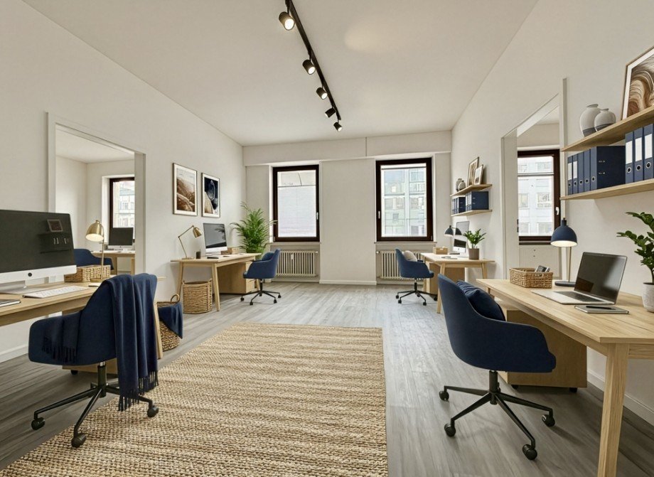 Visualisierung B�ro B�ro / Praxis Mannheim