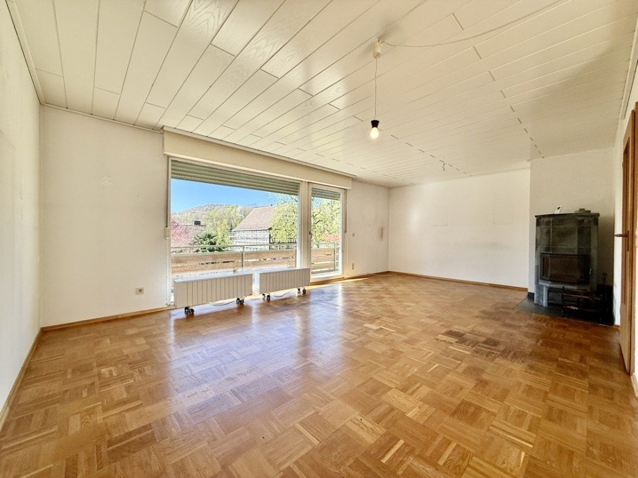 Wohnzimmer I EG Zweifamilienhaus Lindenfels / Winkel