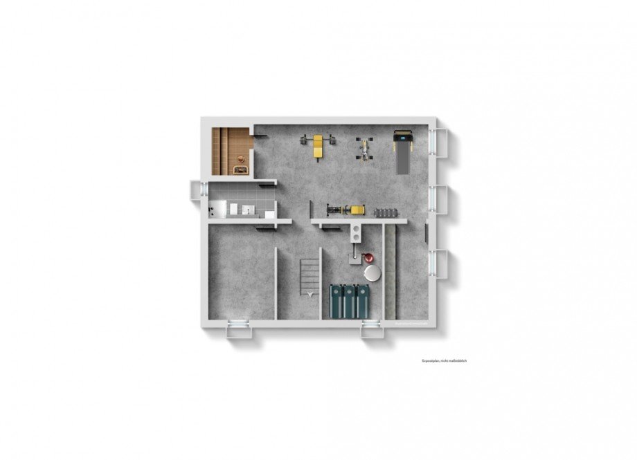 Grundriss Keller Einfamilienhaus Heppenheim (Bergstra�e)
