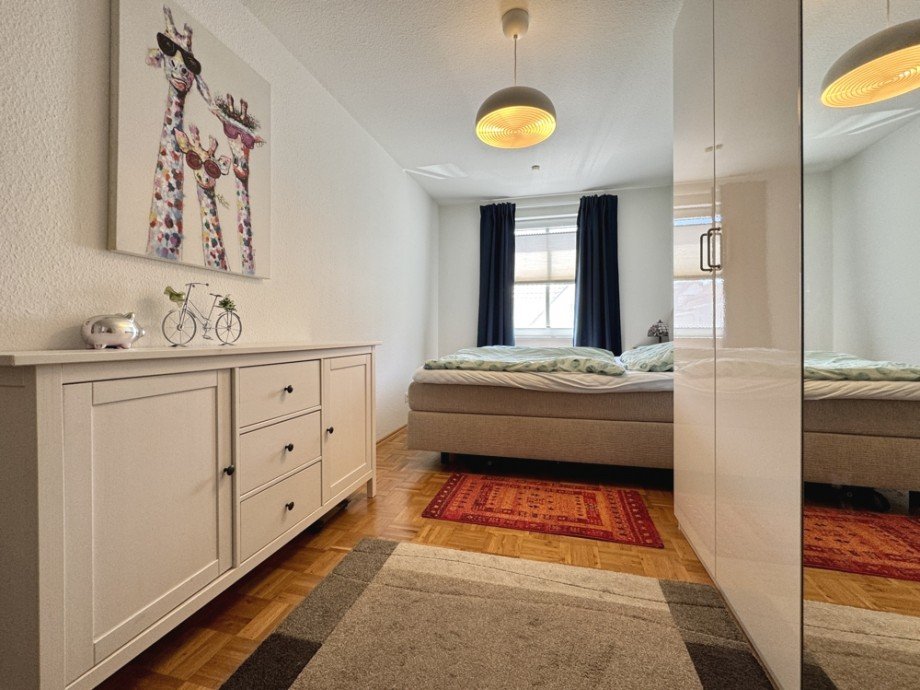 Schlafzimmer I Etagenwohnung Heppenheim