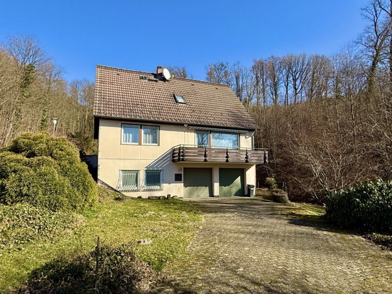 Hausansicht I Lindenfels / Winkel Zweifamilienhaus +++ Sanierungsbed�rftiges ZFH mir gro�em Garten in Winkel +++