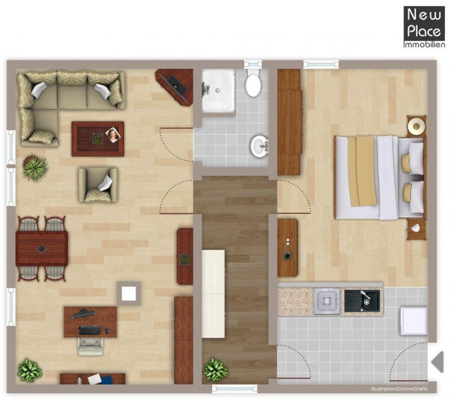 Grundriss Etagenwohnung Heppenheim
