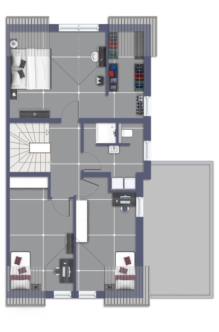 1. Obergeschoss Doppelhaush�lfte F�rth