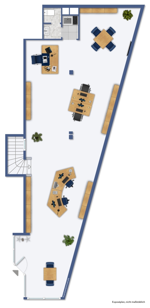 Grundriss EG Ladenlokal Heppenheim