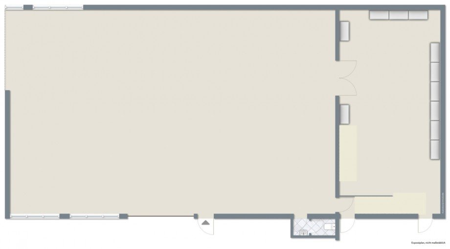 Grundriss Verbrauchermarkt Hemsbach