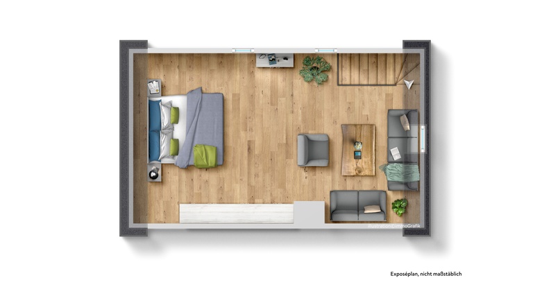 Grundriss DG Einfamilienhaus Heppenheim