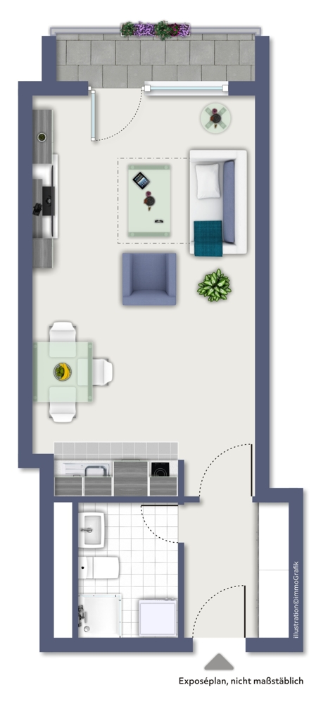 Grundriss Etagenwohnung K�fertal