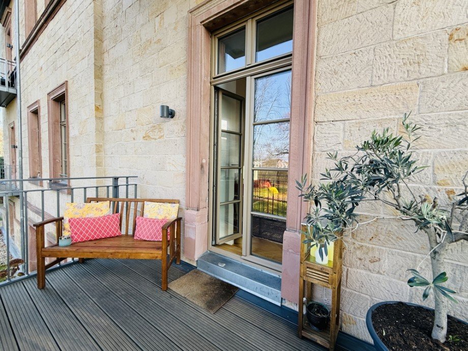 Titelbild / Balkon Erdgeschosswohnung Heppenheim